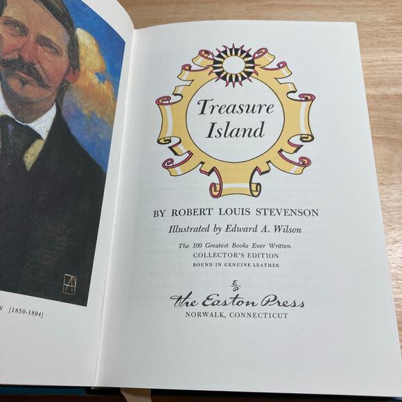 The Easton Press Treasure Island by Robert Louis Stevenson 1994. Good Condition - Picture 9 of 10